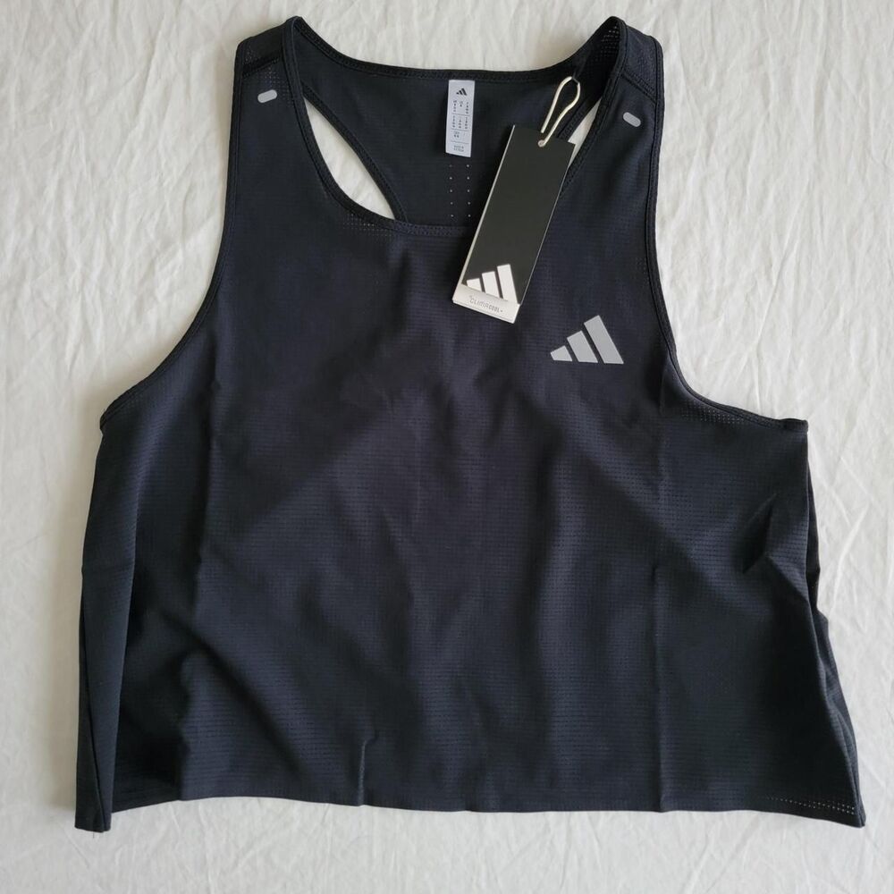 NWT ADIDAS ADI360 running carrera top in black.